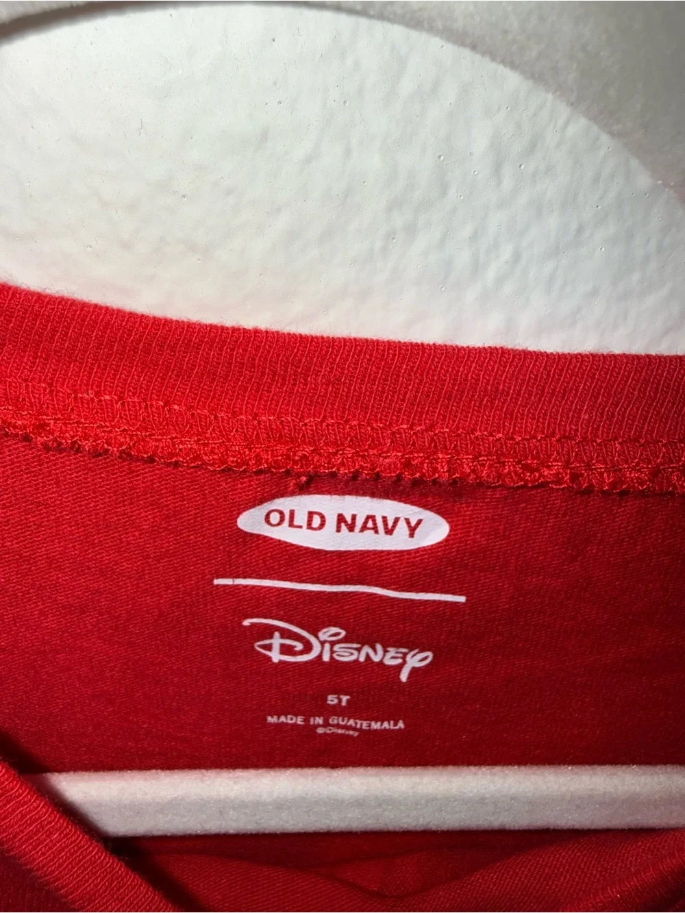 Old Navy Red Minnie Mouse Long-Sleeve Holiday Tee